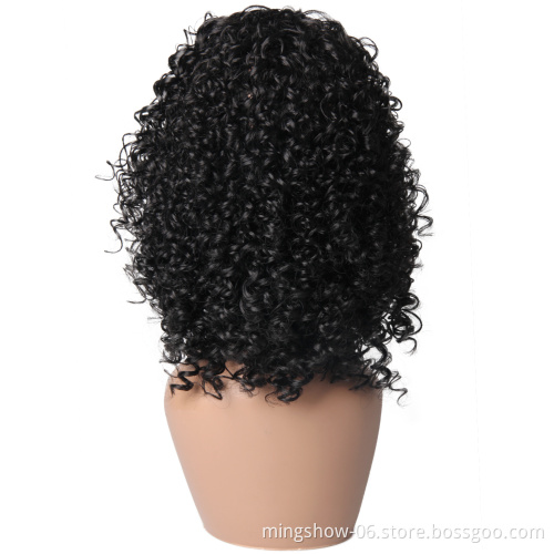 No MOQ fast delivery high temperature synthetic lace wig cheap